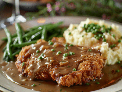 Chicken Fried Steak with Gravy Recipe: Mouthwatering Comfort Food