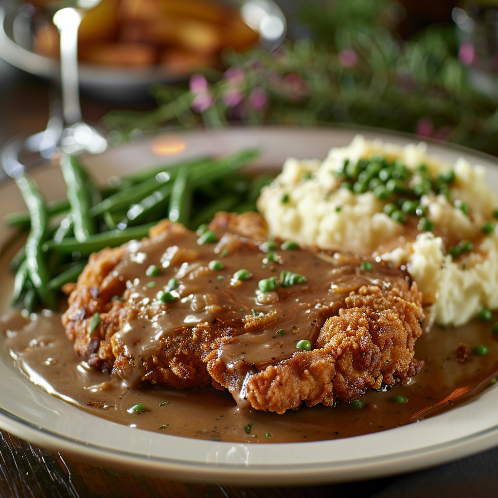 chicken fried steak with gravy recipe