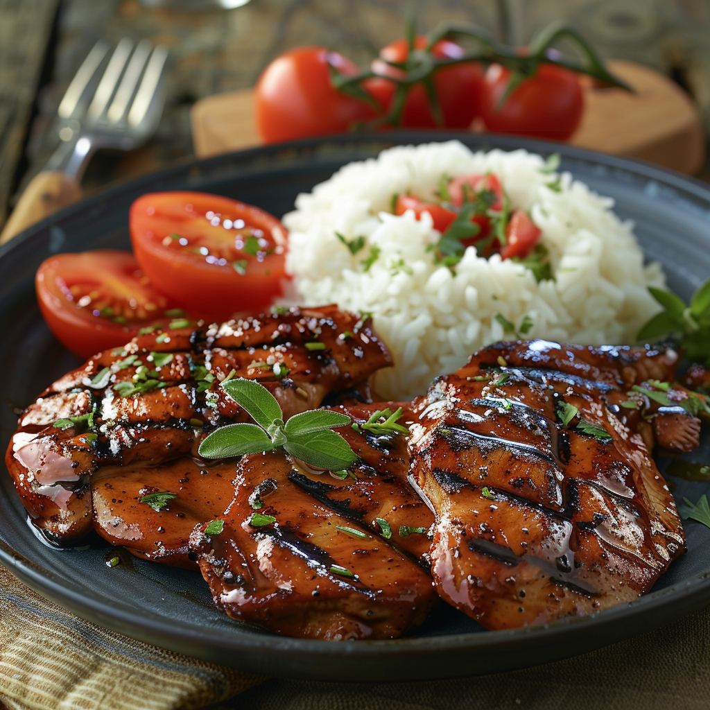grilled adobo chicken