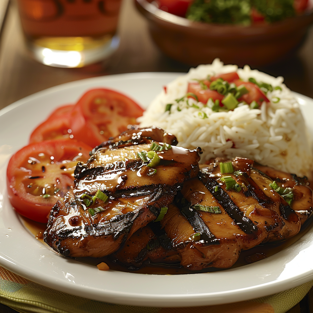 grilled adobo chicken