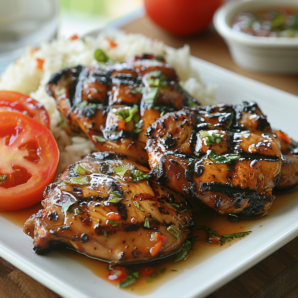 grilled adobo chicken