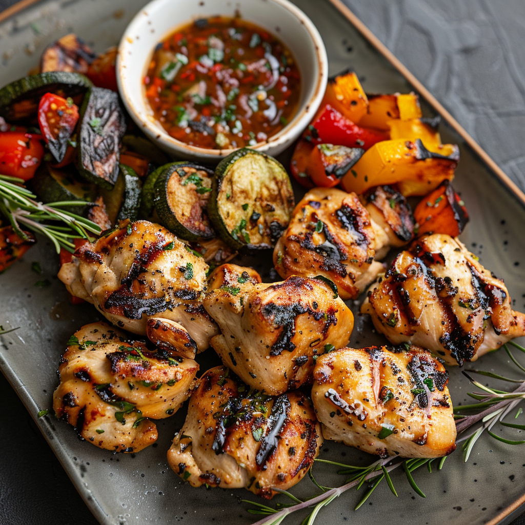 grilled chicken bites