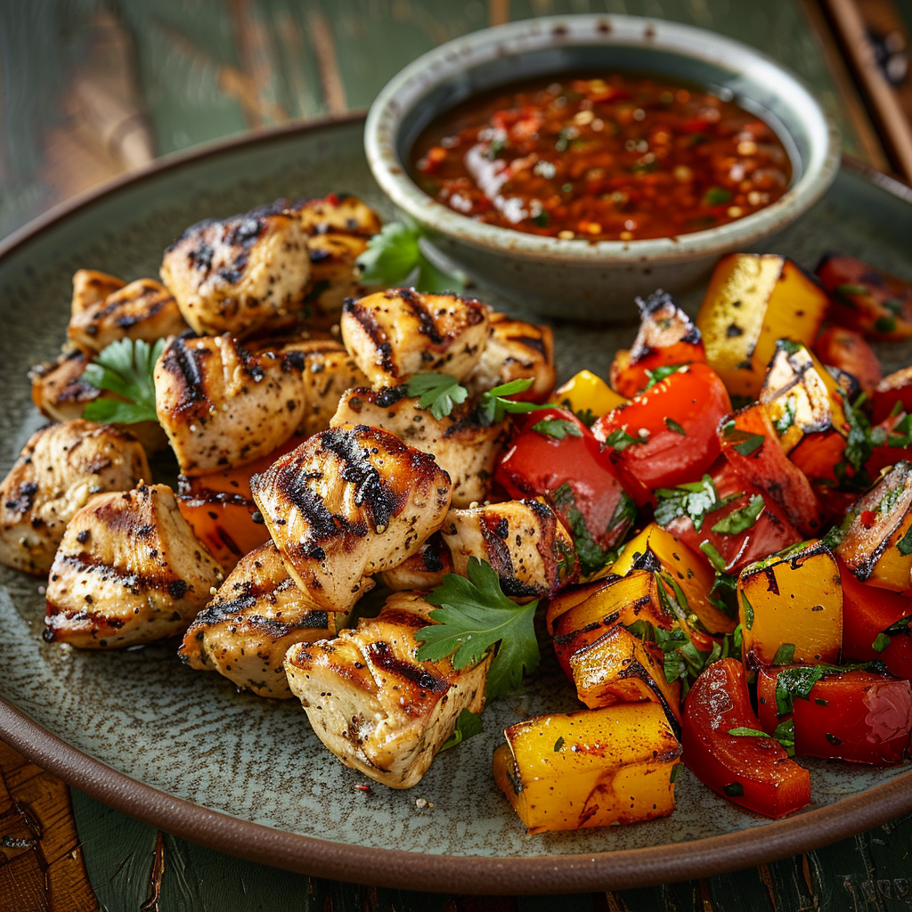 grilled chicken bites
