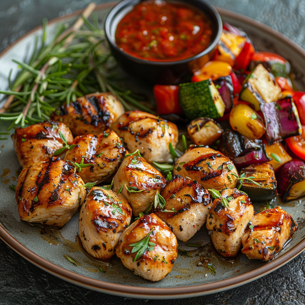 grilled chicken bites