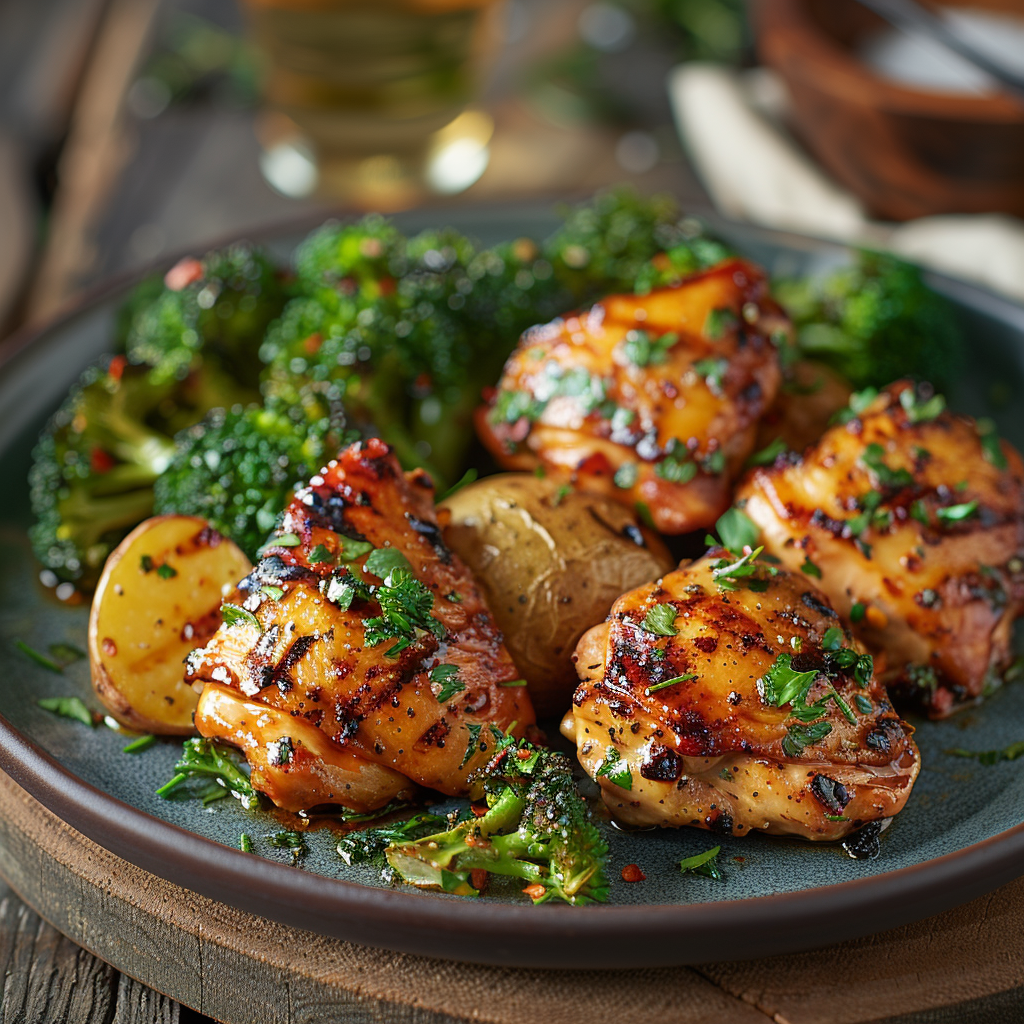 grilled chicken thighs boneless