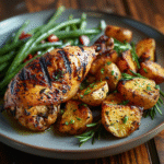 grilled half chicken