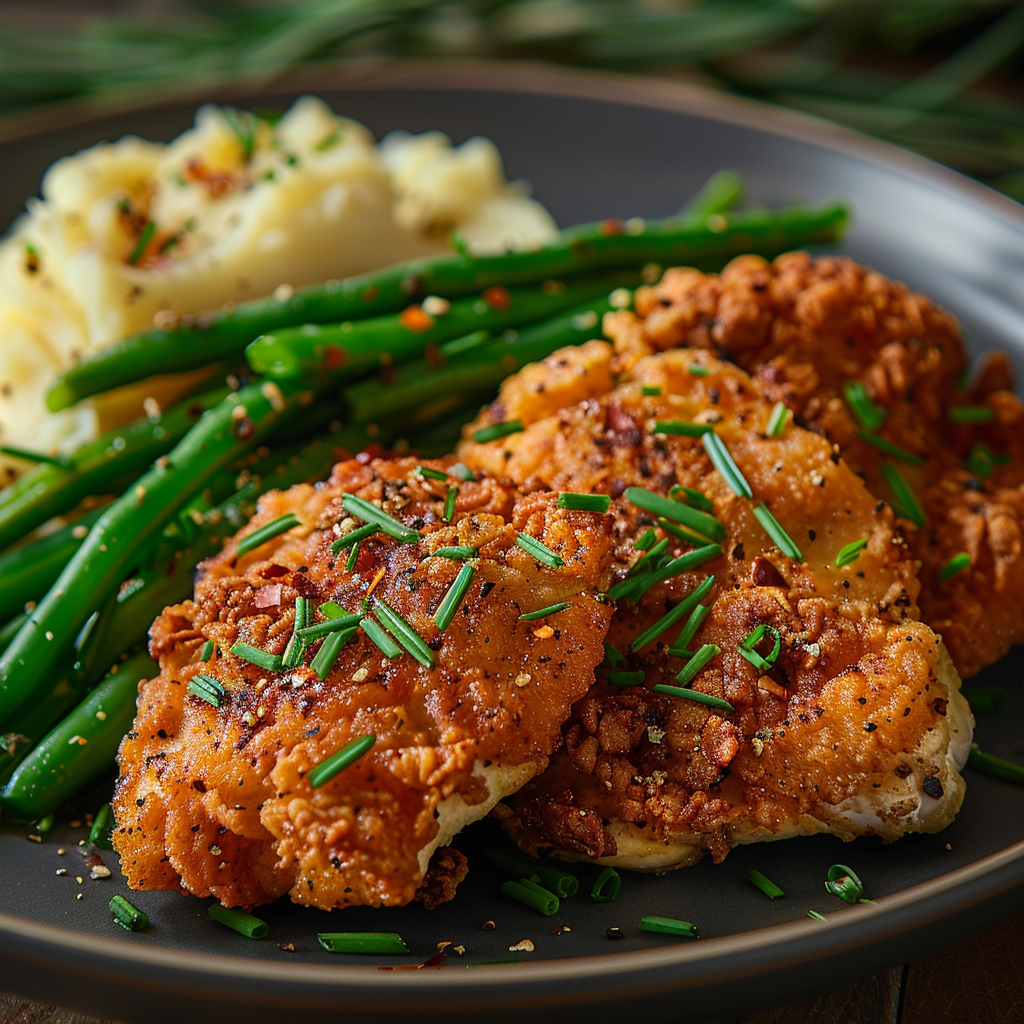recipe for fried chicken thighs