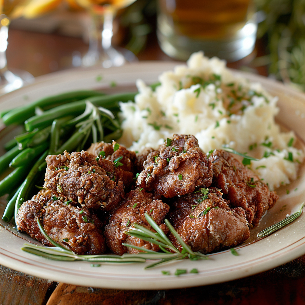 southern fried chicken livers recipe